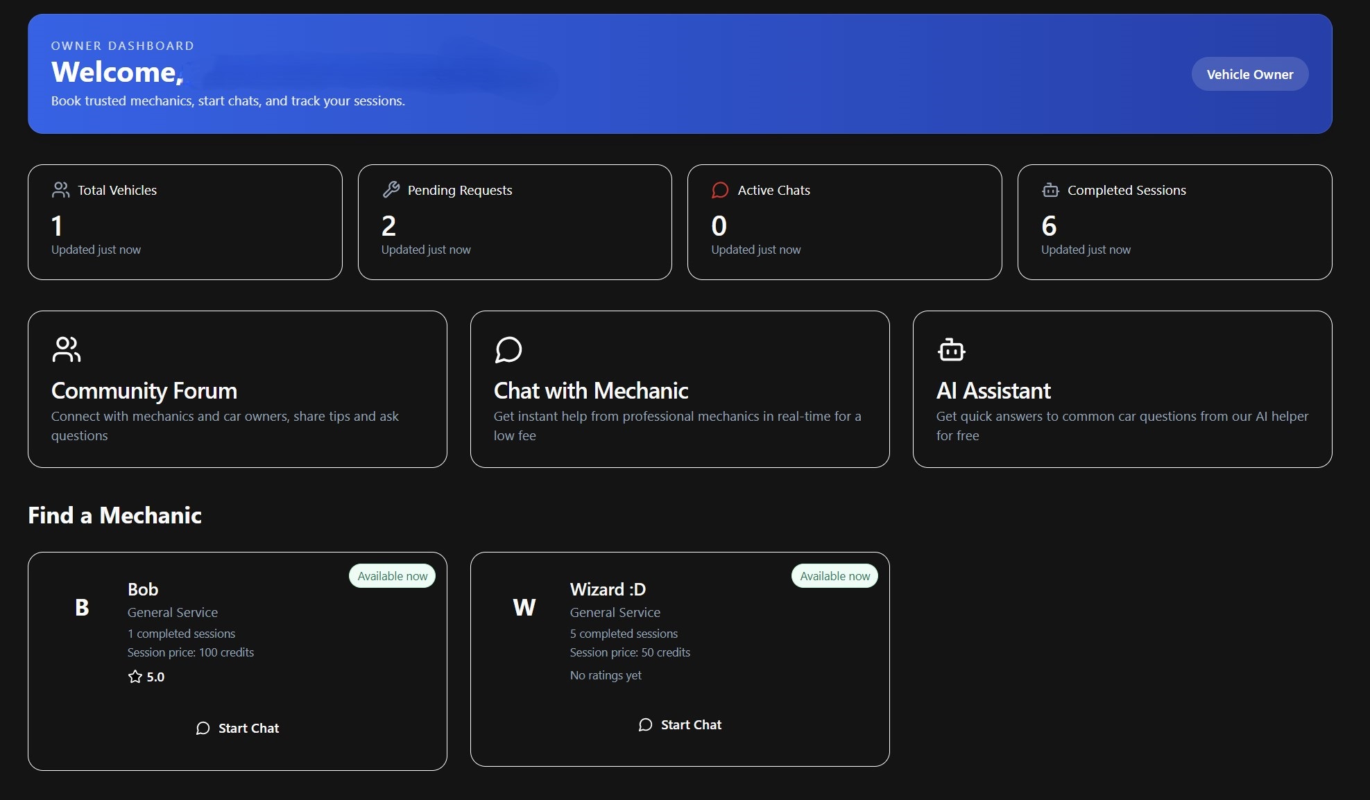 AutoConnect Dashboard